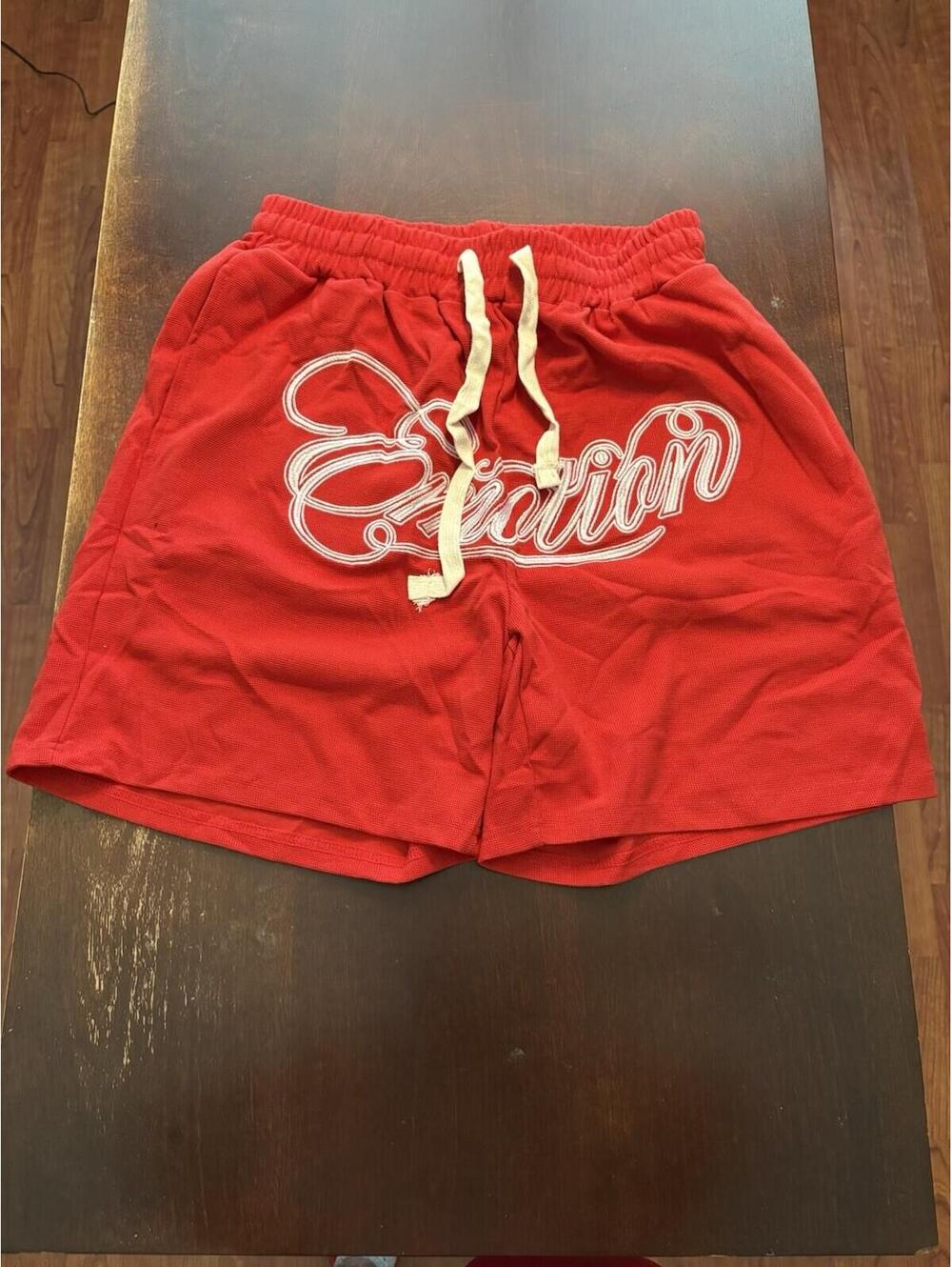 Mens Graphic Mixed Emotion Style Inspired Shorts Size Medium